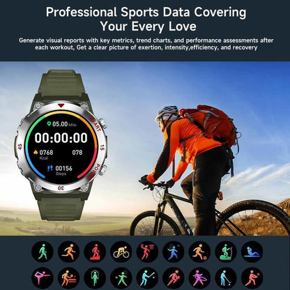 GT11 Watch Outdoor Smart Watch LED Flashlight Men's Bluetooth Sports Fitness Tracker