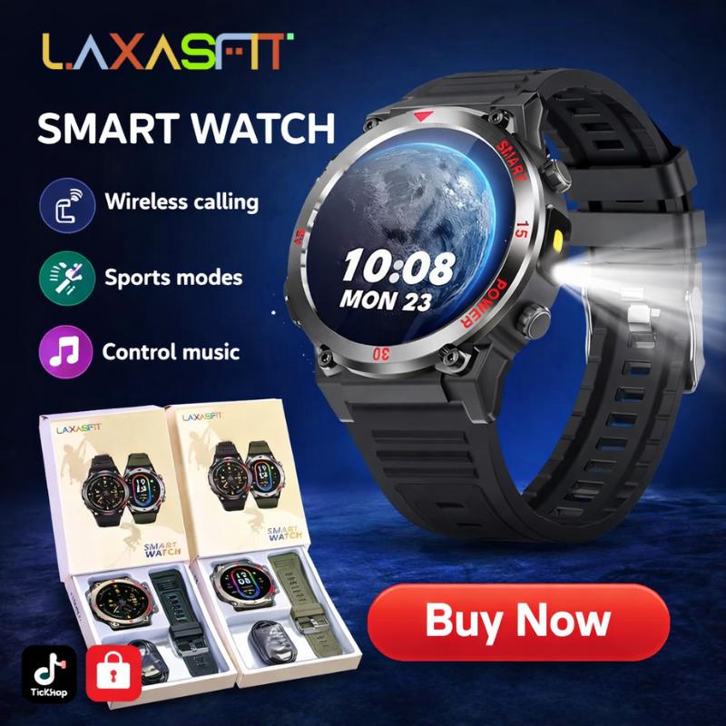 GT11 Watch Outdoor Smart Watch LED Flashlight Men's Bluetooth Sports Fitness Tracker