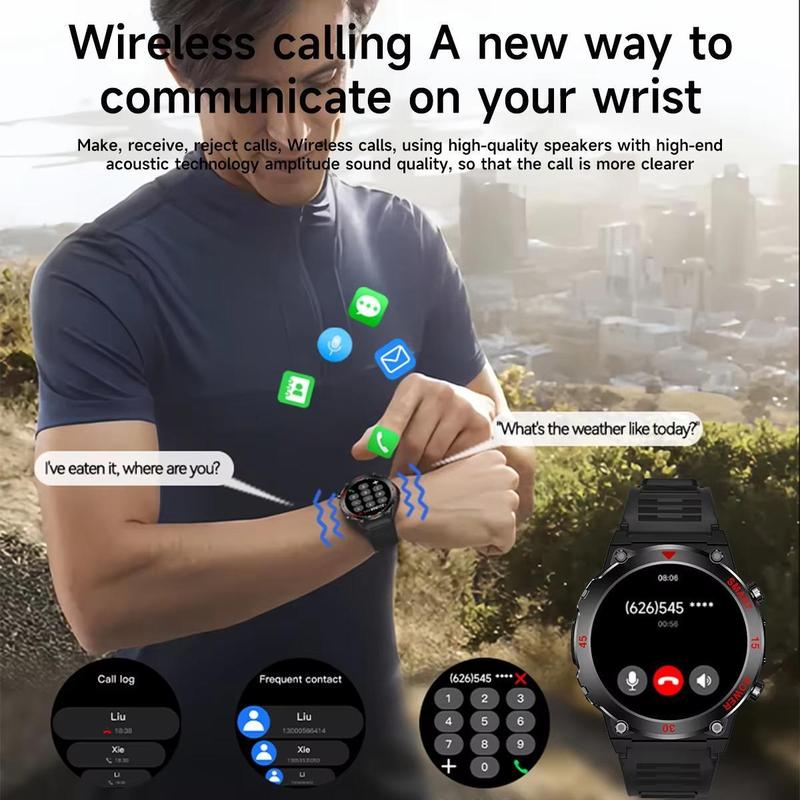 GT11 Watch Outdoor Smart Watch LED Flashlight Men's Bluetooth Sports Fitness Tracker